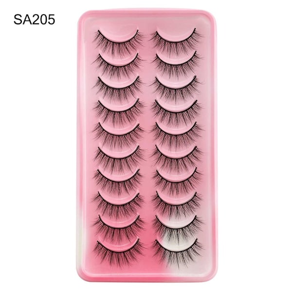 Mordely 10 Par Manga Lashes Cosplay Lashes