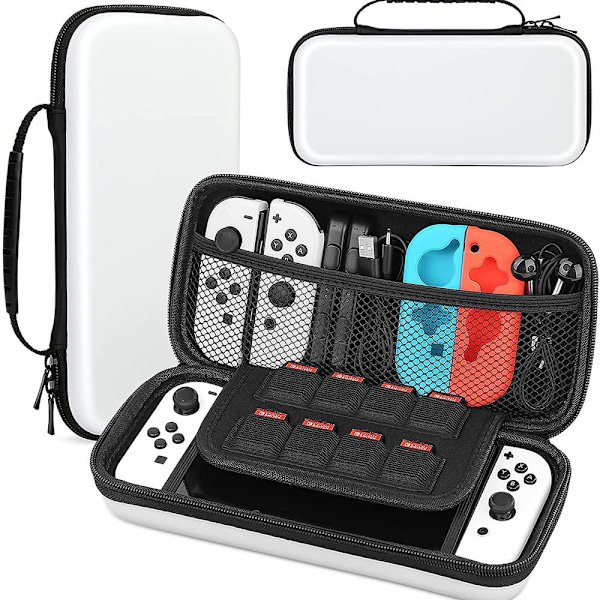 Mordely för Nintendo Switch OLED-väska Case vit white