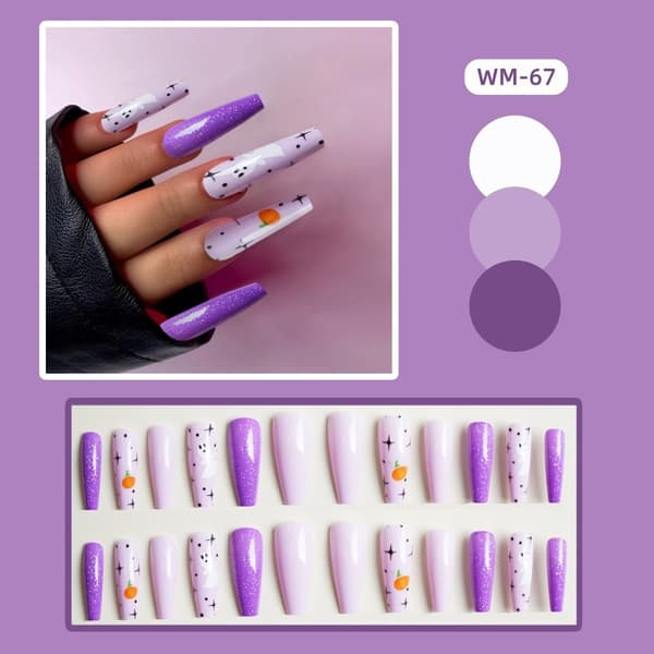 Ballerina False Nails Fake Nails WM-68