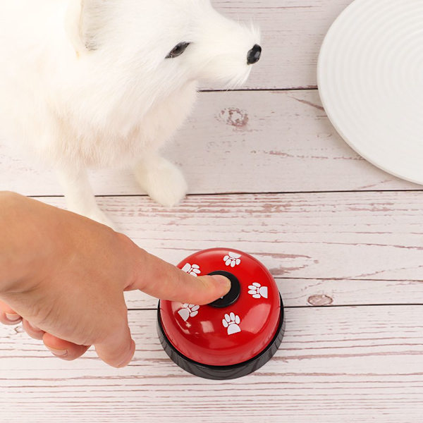 Mordely Pet Bell Ring Training Bell VIT white