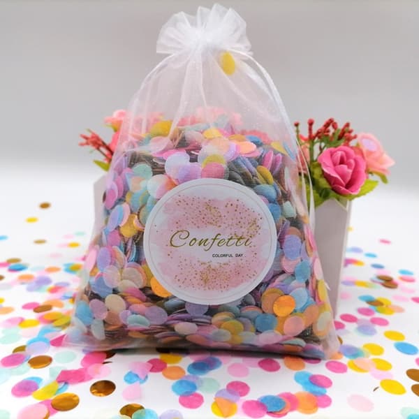 Mordely 3 påse Papper Konfetti Pop ROSA GULD Pink gold