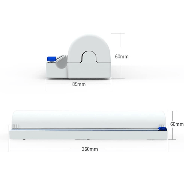 Mordely Cling Film Cutter Dispenser, Aluminum Foil Cling Film Cutter, Reusable Quick Cling Film Cutter For Kitchen And Dining Room