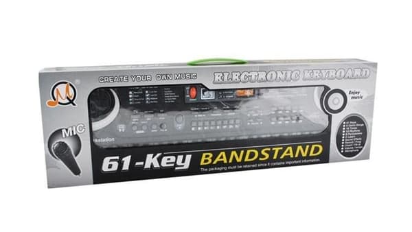 Mordely Elektronisk orgel - 61 tangenter med mikrofon black