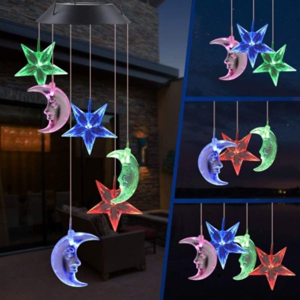 Mordely Solar Light Wind Chimes LED