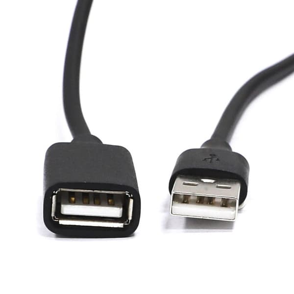 Mordely 2ST USB Datakabel Förlängningsdatakabel GOLD Gold 2M