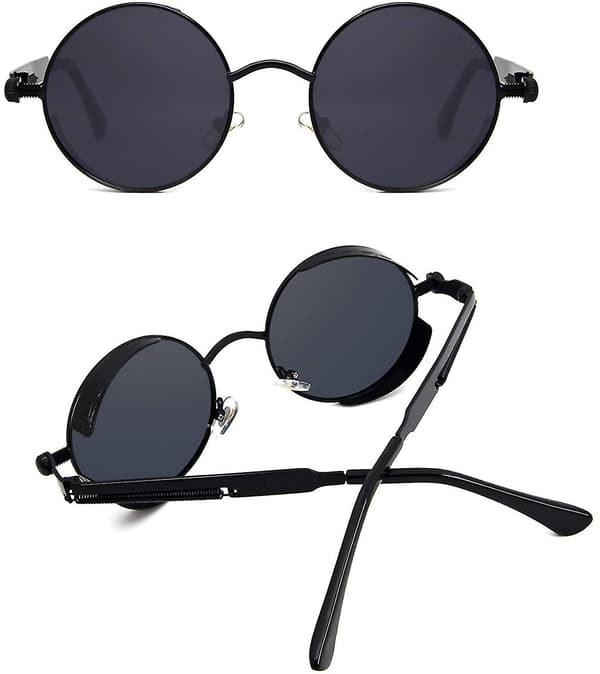 2023 Solglasögon Steampunk Style Polarized Eyewear Uv400 skydd