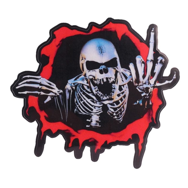 Mordely 3D Skeleton Skull Car Stickers Car Body Scratches Stickers A