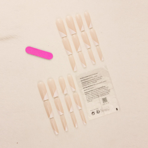 Franska Fake Nails Ballerina False Nail BZ1109
