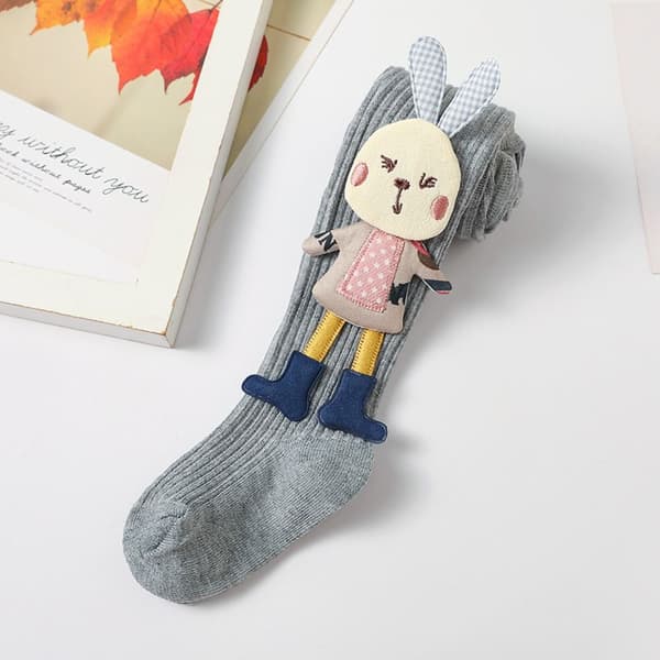 Barntights Barn Strumpbyxor GRÅ Grey L