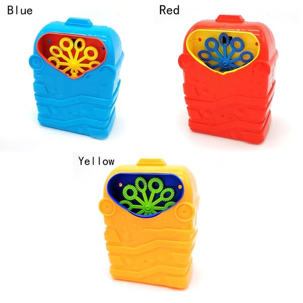 Mordely Bubble Machine Automatisk Bubbles Maker Kid Fun gul yellow