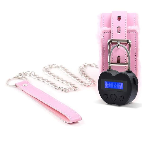Mordely Smart Time Lock LCD-skärm Time Lock VIT White