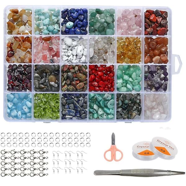 2023 Gemstone Beads Crushed Irregular SetCrystalLoose Diy Beads