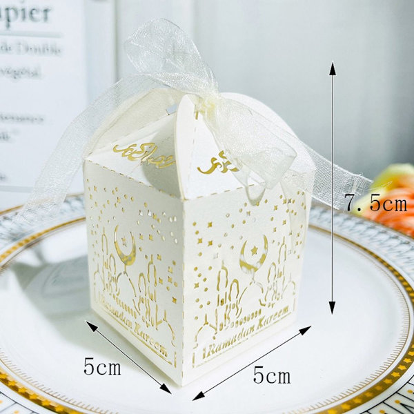 Mordely 10 st Eid Mubarak House Candy Box