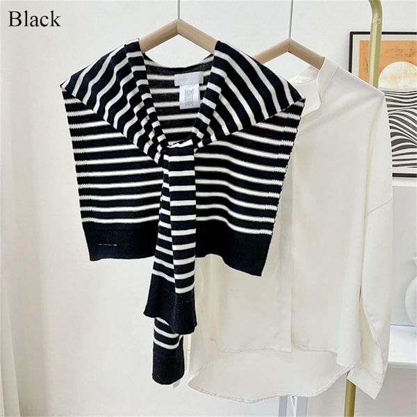 Cape Fake Collar SVART black