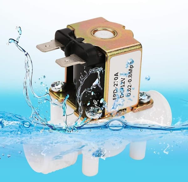 Dc12v N/c vattenmagnetventil G1/2 för vattendistribution