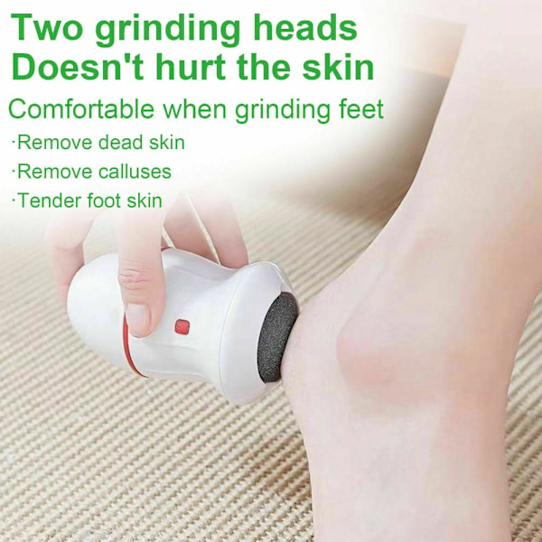 Mordely Elektrisk Fotslipare Fil Fot Pedikyr Dead Skin Remover röd red