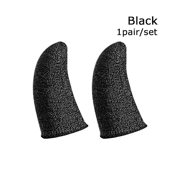 Mordely 1 par Gaming Finger Sleeve Touch Screen Finger Handskar SVART black