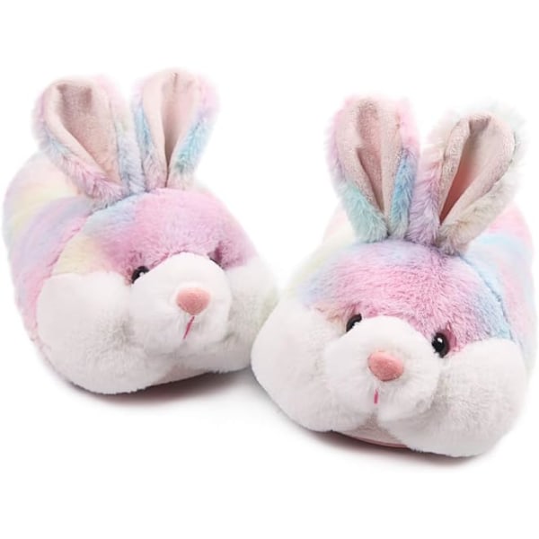 Classic Bubble Bunny Women Slippers Funny Animal Girls Slippers Cute Plush Rabbit Slippers Easter Bunny Slippers Gifts Pink L