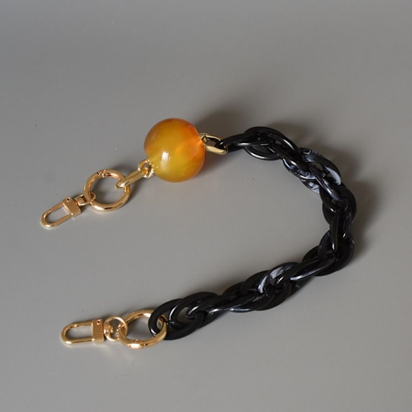 Axelväska Strap Resin kedja GRÅ grey