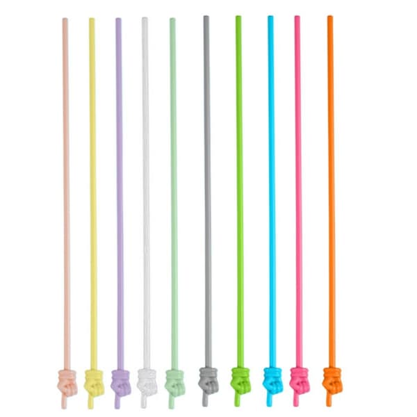 Mordely 10ST Fingerläspinnar Teaching Stick Whiteboard-pekare