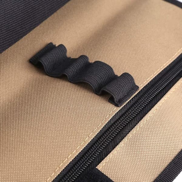 Mordely Tool Bag,36 25 Durable Waterproof Canvas Electrician Roll Up Hardware Tool Storage Bag