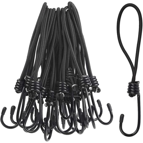 Mordely 25pcs Expandable Rubber Tension Hooks With Hooks Expansion Buckles Tent Rubbers Tarp Tensioners Expansion Brackets For Tarps,
