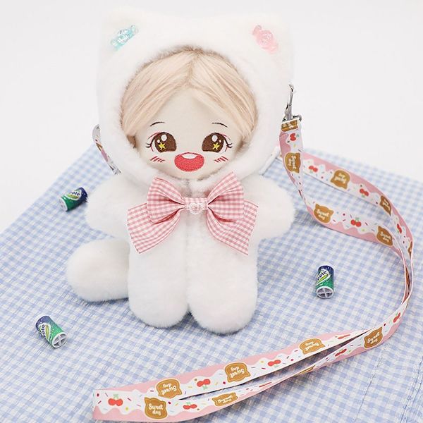 Mordely 20cm Dockkläder Dockbodysuit VIT White