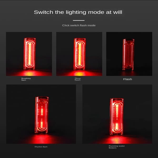Cykelbakljus Ridning Bakljus Led Cykelljus Red
