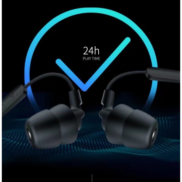 Neck Sport Sleep Trådlöst Bluetooth -headset black