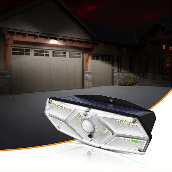 Solar Light Outdoor, Solar Wall Light Outdoor 104 Led Solar Light With Wireless Motion Sensor