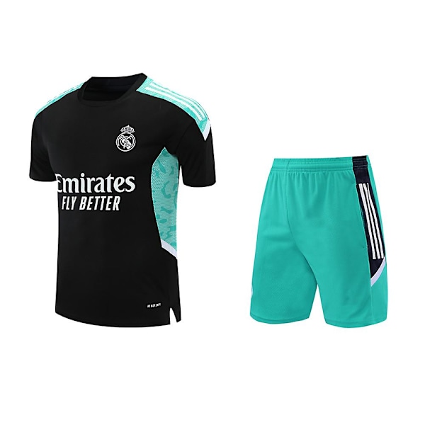 Mordely 2223 Real Madrid tröja fotbollsträningsdräkt T-shirt xs