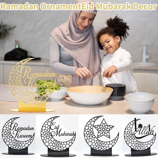 Mordely Eid Mubarak Decor Ramadan Ornament