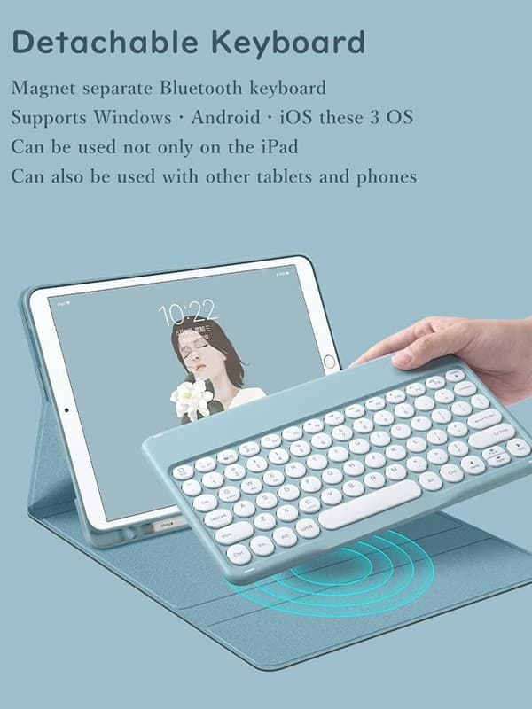 Mordely Keyboard Case with Mouse Color Keyboard