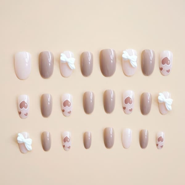 Almond Fake Nails False Nail Z-444