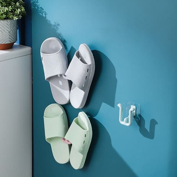 Tofflor Ställ Toalett Dräneringsställ VIT white
