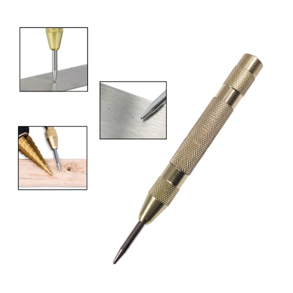 Mordely Borrskär Center Punch SILVER UTAN CAP UTAN CAP Silver Without cap-Without cap