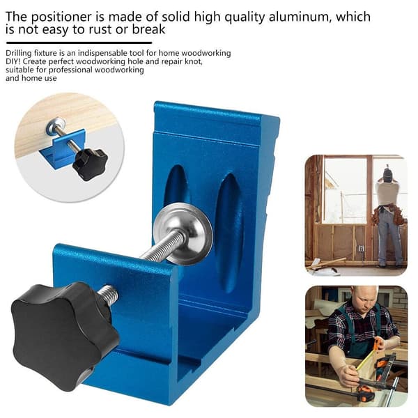 Mordely 46ST/ Set Pocket Hole Jig Snedhålssökare SILVER Silver