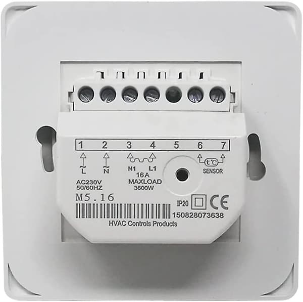 Manual Electric Floor Heating Thermostat With Ac 220v 16a Probe, Mechanical Floor Heating Thermostat Controller