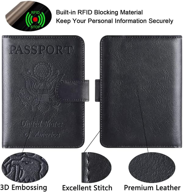 Pass och vaccinkortshållare Combo Cover Wal