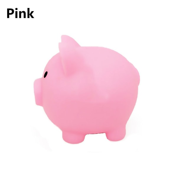 Mordely Sparkasse Tecknad grisformad Piggy Cash Bank pink 10cmx8cmx9.5cm