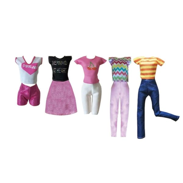 Mordely 20/30/32PCS Random Doll Accessoarer Kläder Skor 30PCS