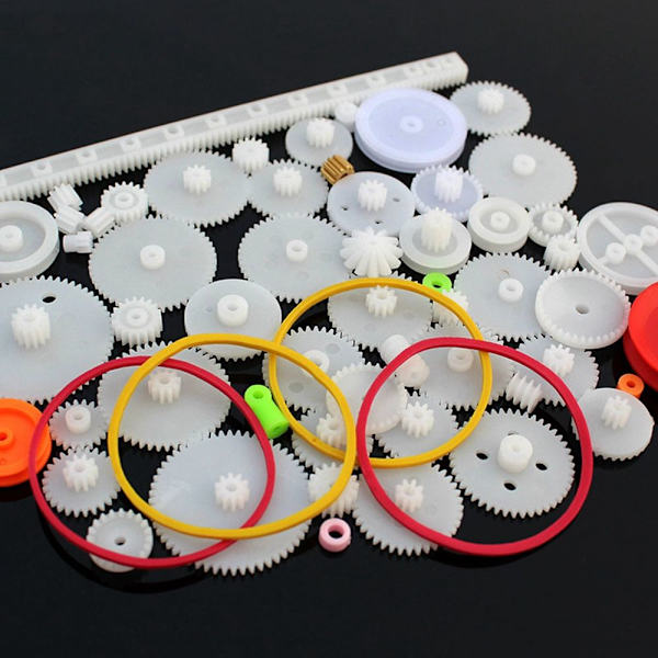 Mordely 60PCS/ Set Plastic Gears Package Kit DIY Gear Sortiment