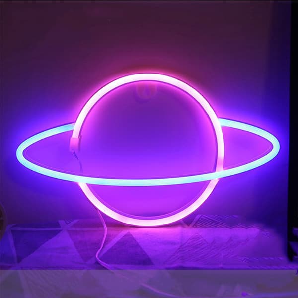 Mordely Neonljus planetformad