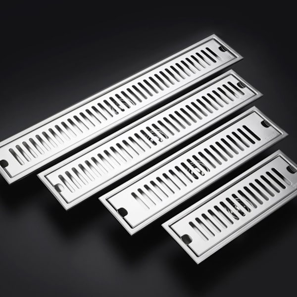 20-50cm Dusch Golvavlopp Badrum Handfat Sil 30X10CM SIDAN 30x10cm Side