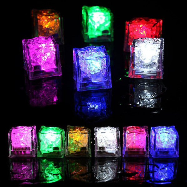 Mordely (12 Pack) Light-up Led Ice Cubes