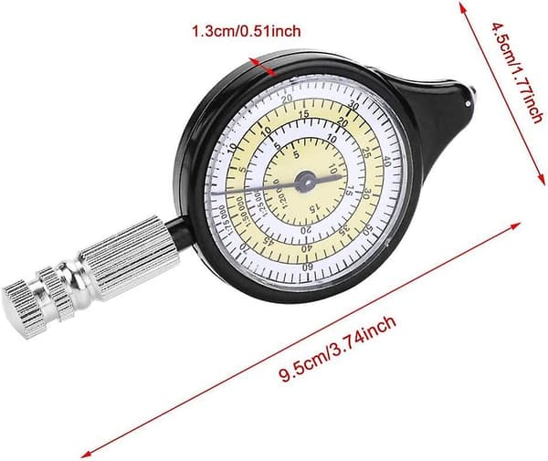 2023 Curvimeter Map Curvimeter, Curvimeter Compass, Opisometer Diance Calculator Map Measurer Compass Hiking