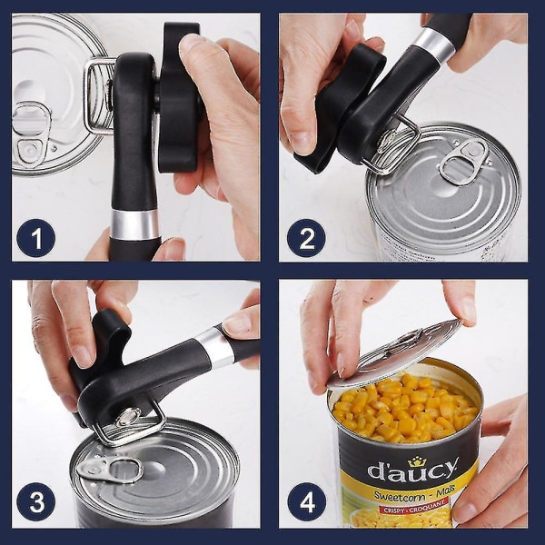 Can Opener Stainless Steel Can Opener Single Handle Side