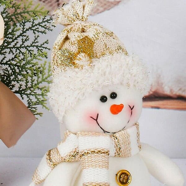 Santa snögubbe docka dekoration Snowman