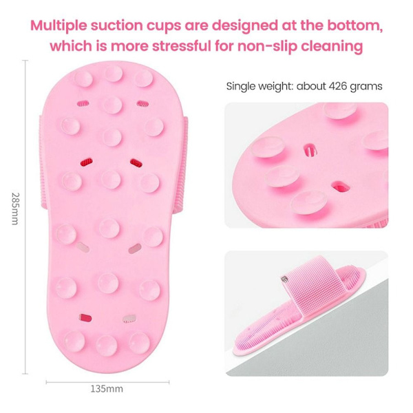 Fottvätttofflor Silikontofflor GRÅ 1 PAR 1 PAR grey 1 pair-1 pair