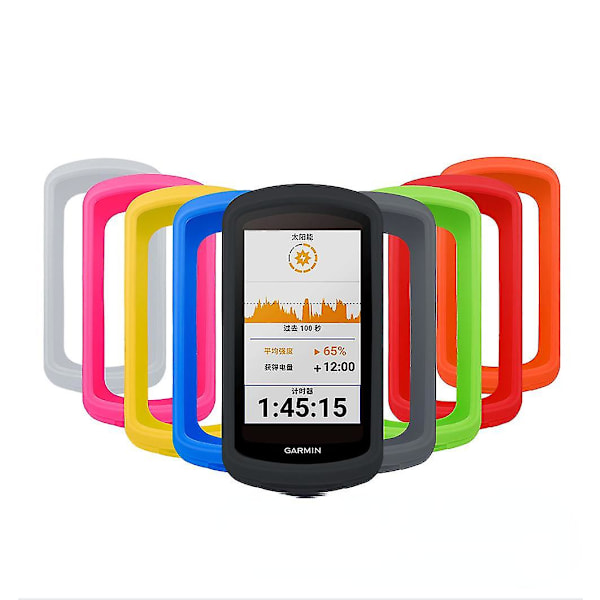 Röd Garmin Edge 1040 Stoppur Cover Edge 1040 Cykel Silikon Cover